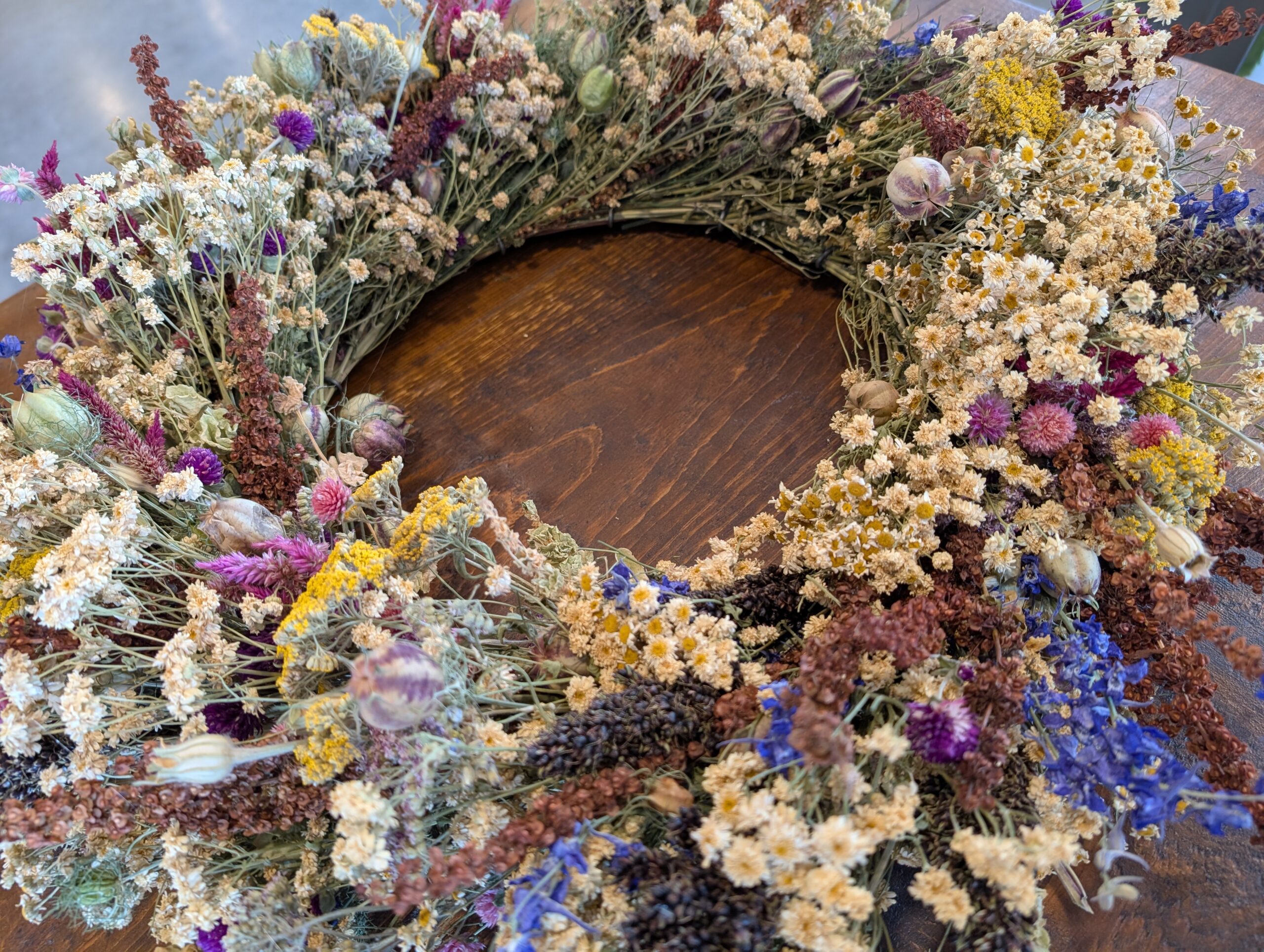 8. Dried Flower Wreath Workshop - Image 7