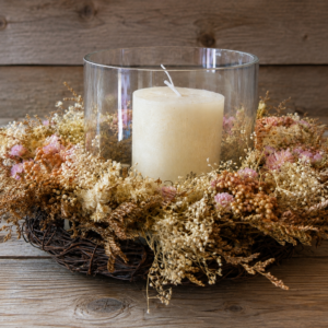3. Dried Flower Candle Centrepiece Workshop