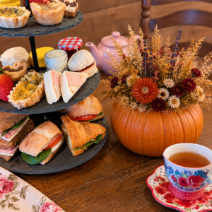 6. High Tea and Flower Pumpkin Workshop
